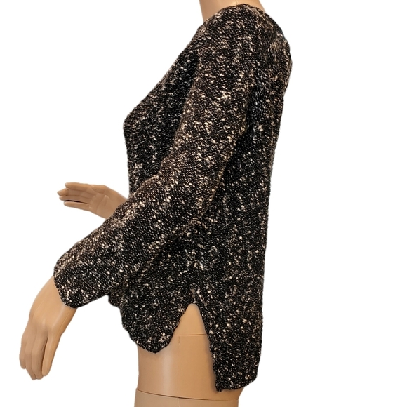 Helmut Lang linen blend knit sweater, stretchy - Picture 10 of 15